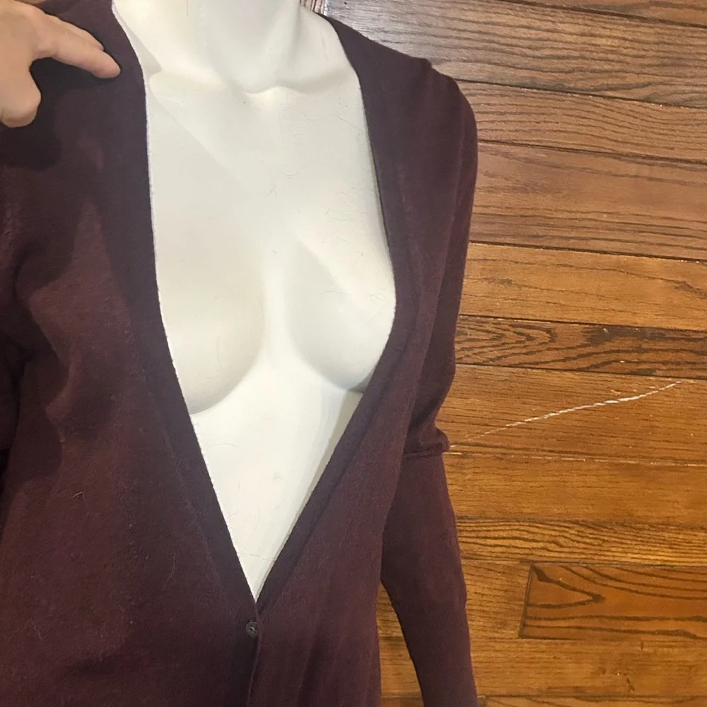 Deep Purple Cardigan unknown brand. - Picture 1 of 5